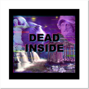 dead inside vaporwave Posters and Art